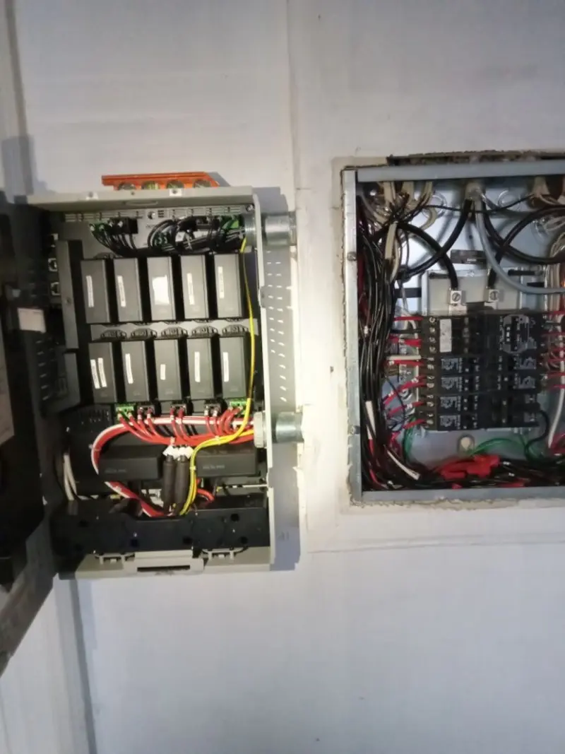Electrical panel upgrade completed for Ring Doorbell Installation in Richmond